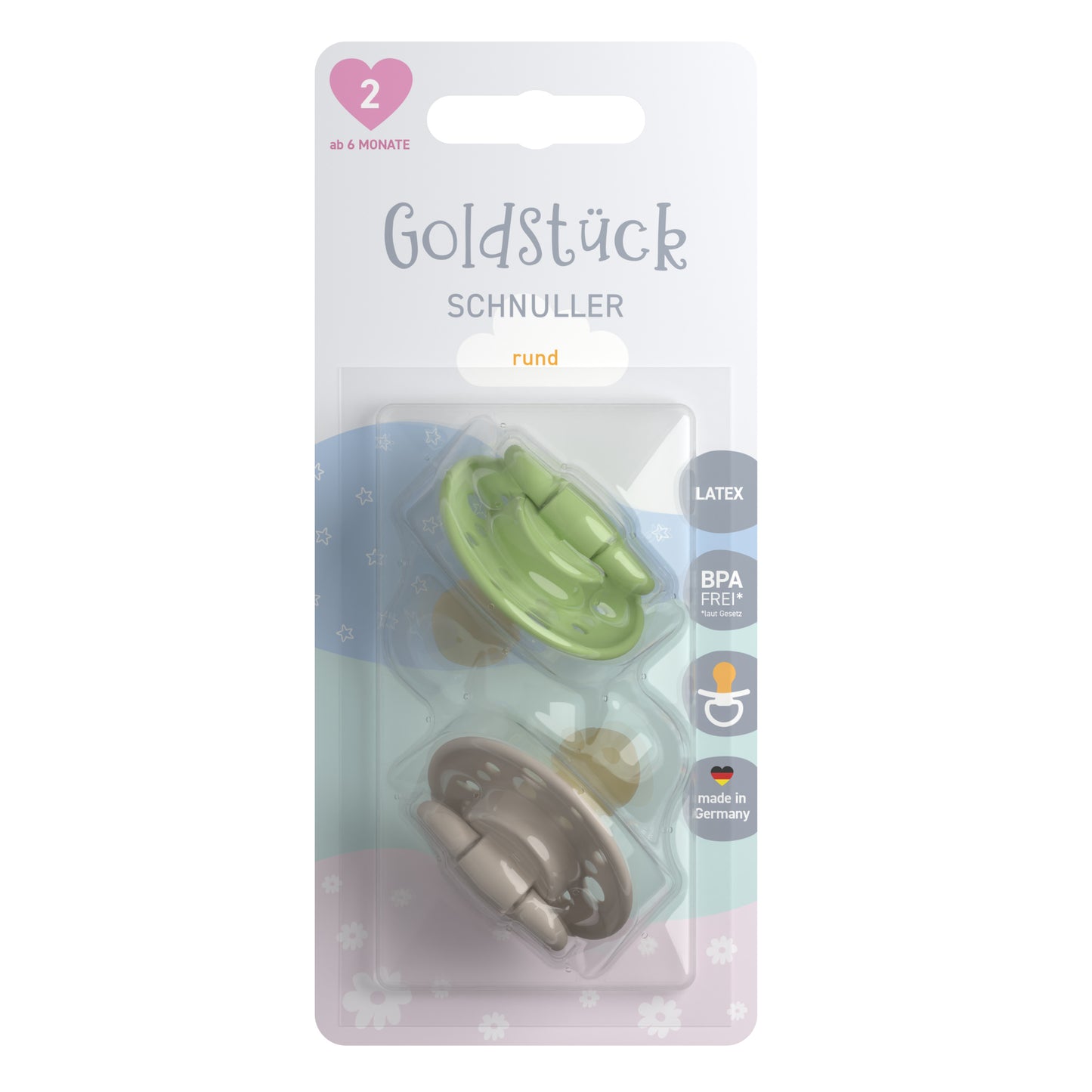 Goldstück Cherry Schnuller 2er Pack