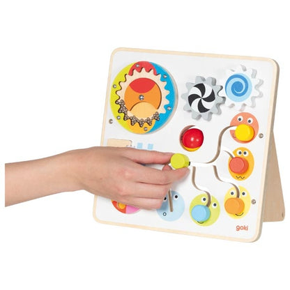 Goki Steckboard Holz Activity- und Motorikboard 1+