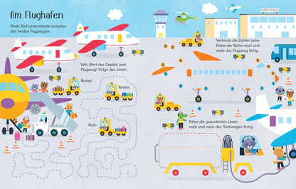 Usborne Wisch und Weg Buch Fahrzeuge 4J+