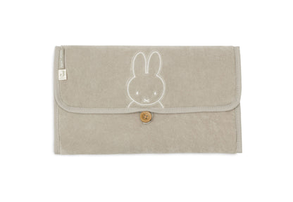 Jollein Wickelunterlage Frottee für Unterwegs Häschen Miffy Olive