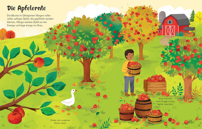 Usborne Kinder Stickerbuch: Bunter Herbst