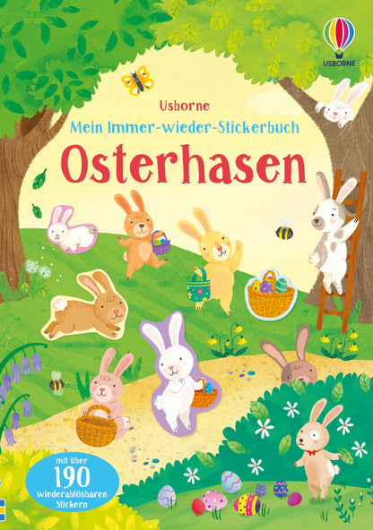Usborne Immer wieder Stickerbuch: Osterhasen