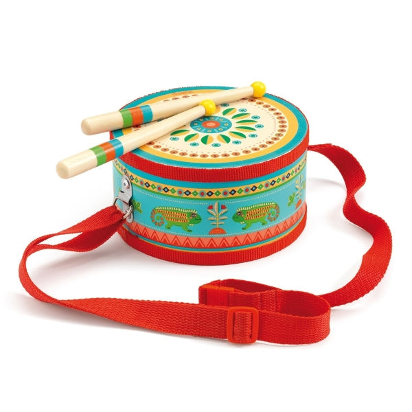 Djeco Musikinstrument Animambo Handtrommel 2J+