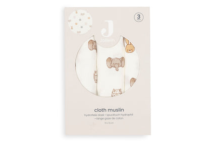 Jollein Mulltücher 70x70cm Jollies 3er Pack