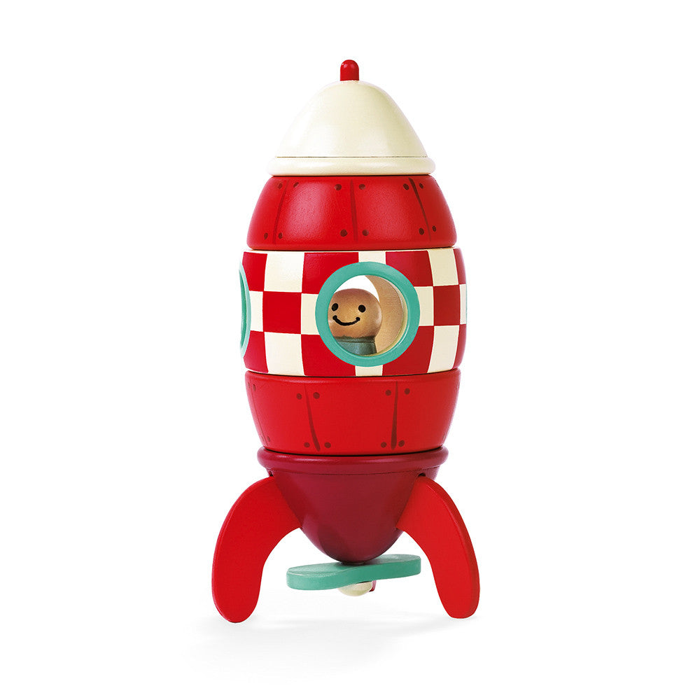 Janod magnetischer Bausatz Kleine Rakete 2J+