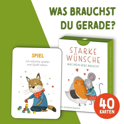 Rüsselfuchs Bedürfniskarten "Was brauche ich gerade?" Starke Fragen für Kinder 5J+