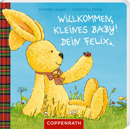 Coppenrath Die Spiegelburg Willkommen Kleines Baby - Stoffhase Felix 10cm
