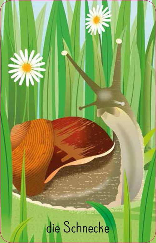 Usborne Kartenspiel Schnapp und weg: Im Garten 3J+