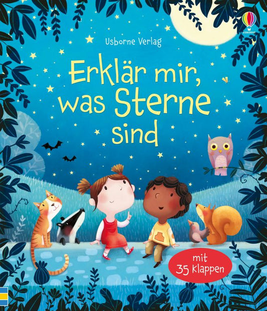Usborne Kinderbuch mit Klappen: Erklär mir was Sterne sind 3J+