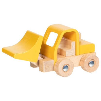 Goki Radlader aus Holz, Gelb 2J+