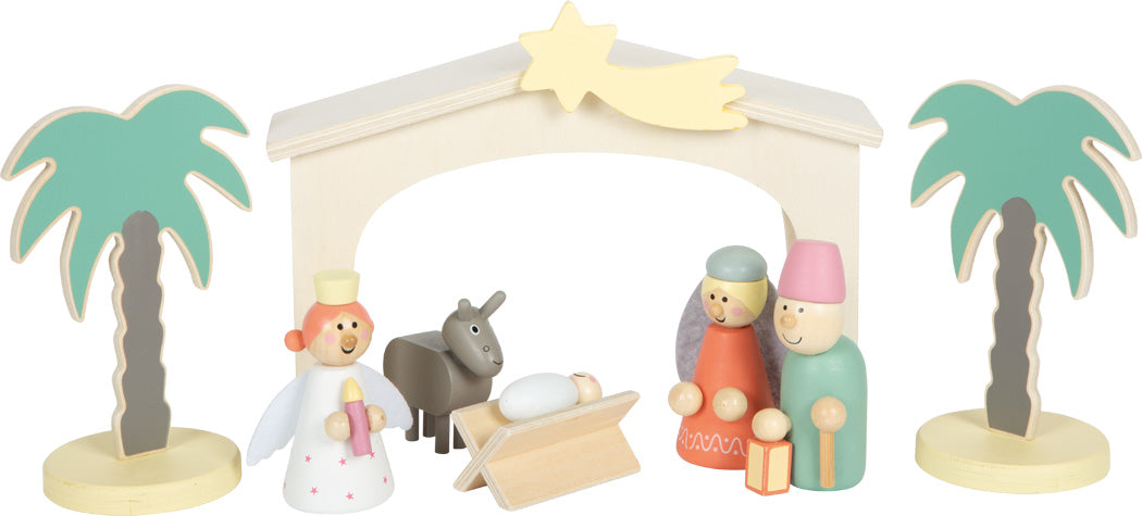Small Foot Holz Weihnachtskrippe 3J+