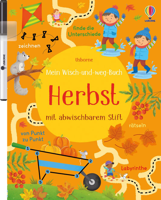 Usborne Wisch und Weg Buch Herbst 4J+