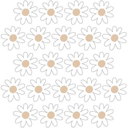 Pastelowe Love Wandaufkleber Sticker Daisies