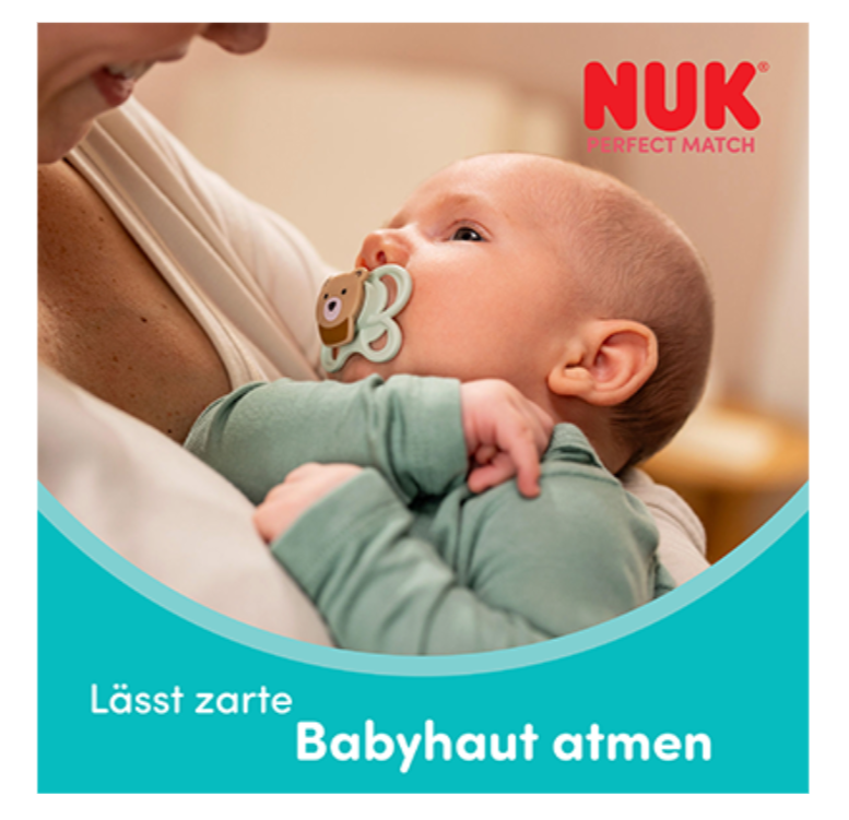 NUK Perfect Match AIR Baby Schnuller Silikon 2er Box