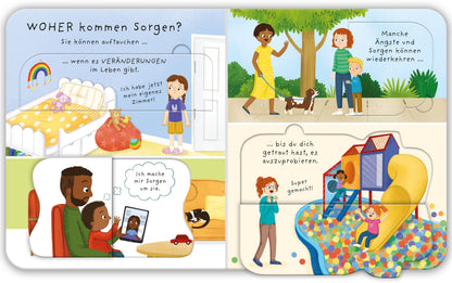Usborne Kinderbuch mit Klappen: Was bedrückt dich 3J+
