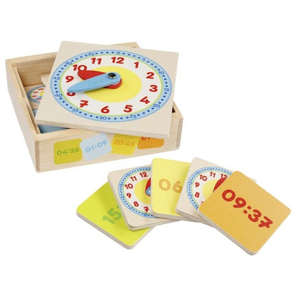 Goki Holz Kinderlernuhr Puzzle 12 Teile