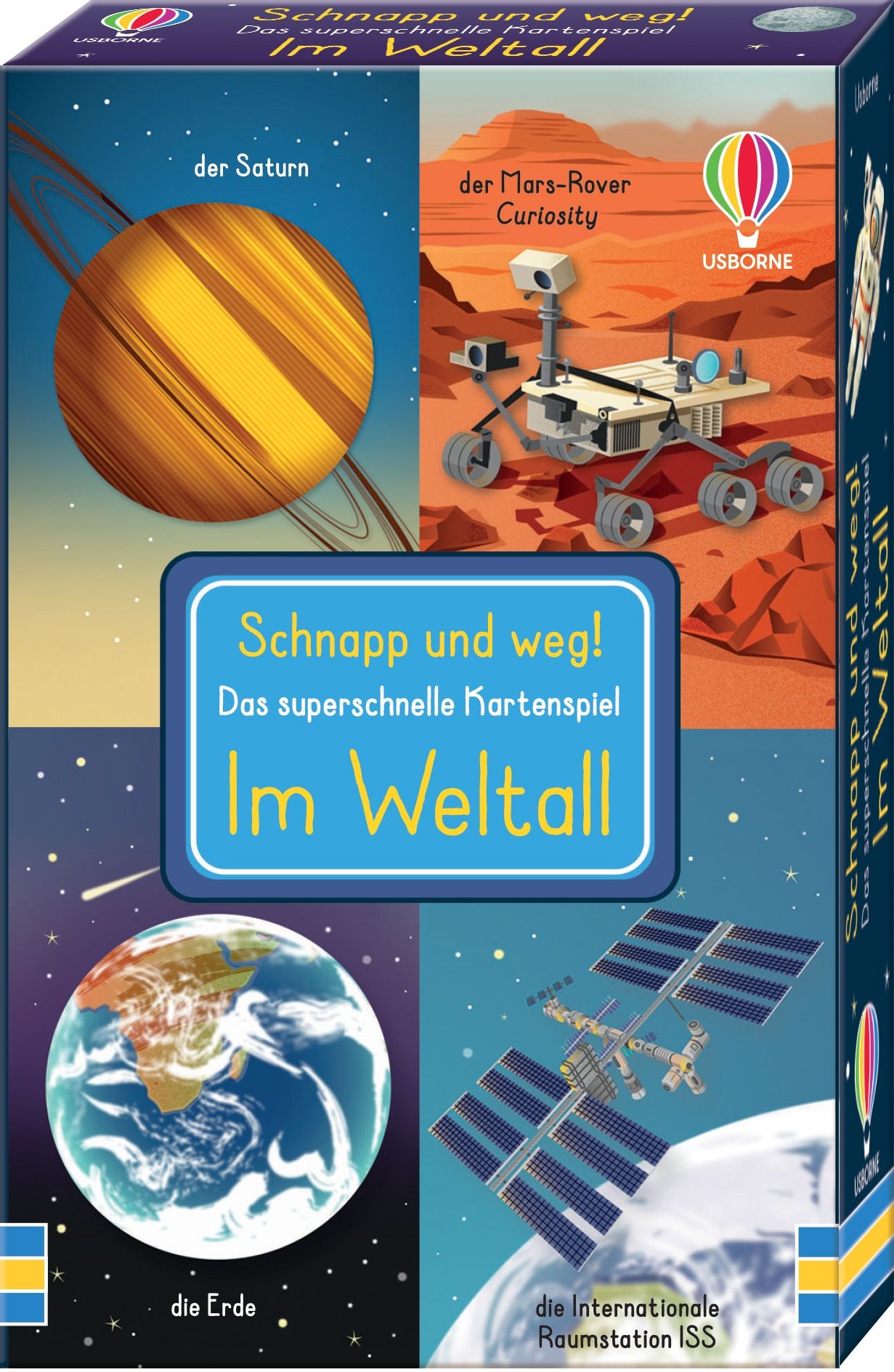 Usborne Kartenspiel Schnapp und weg: Weltall 3J+