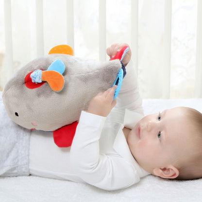 Sigikid Plüschtier Aktivitäten Wal blau