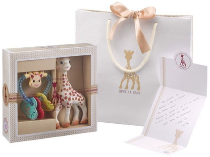 Vulli Geschenkset Sophie la Girafe 2tlg Herzrassel + Kaugiraffe