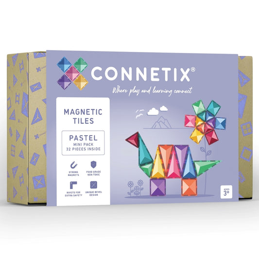 CONNETIX Magnetbausteine Pastel Mini Pack - 32 Teile