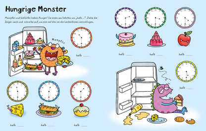 Usborne Wisch und Weg Buch Wie spät ist es? 4J+