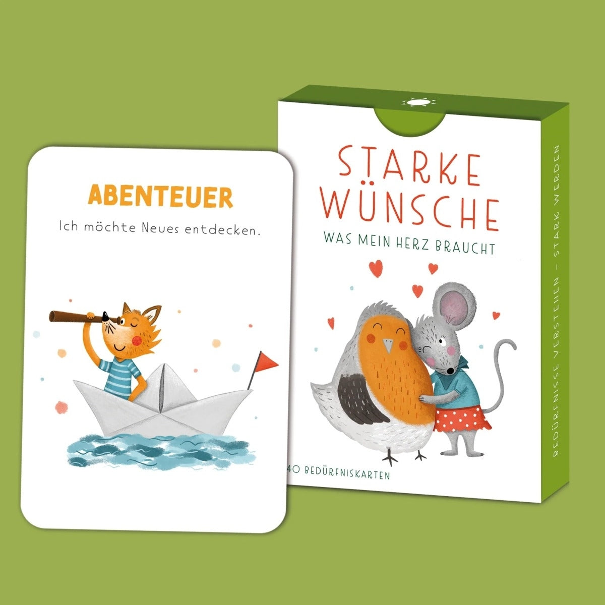 Rüsselfuchs Bedürfniskarten "Was brauche ich gerade?" Starke Fragen für Kinder 5J+
