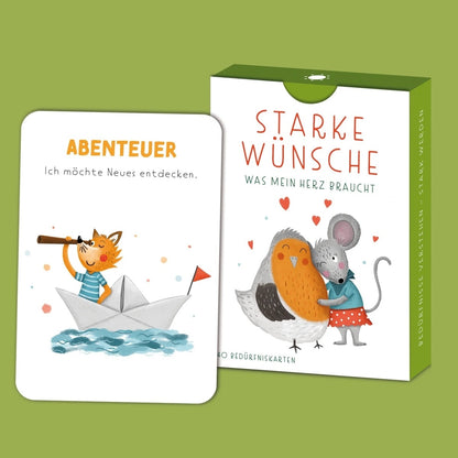 Rüsselfuchs Bedürfniskarten "Was brauche ich gerade?" Starke Fragen für Kinder 5J+