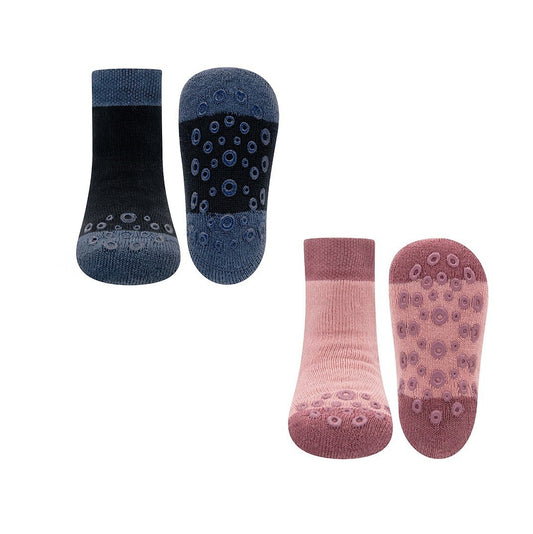Ewers Baby & Kinder ABS Socke Krabbelsocke mit Anti-Rutsch Noppen auf Sohle & Spann