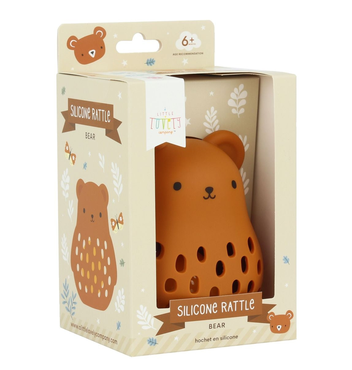 A little lovely company Baby Silikon Rassel 6m+