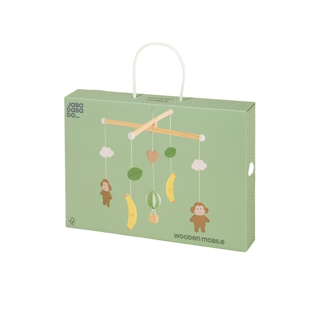 Jabadabado Holz Mobile Äffchen und Bananen