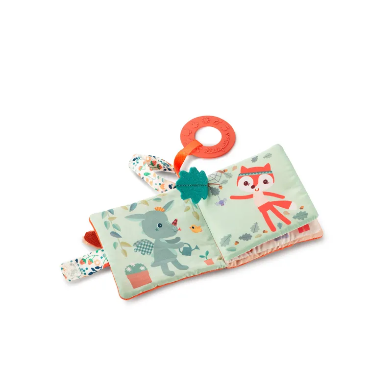 Lilliputiens Spielbuch Reh Stella mit Beißring 6m+