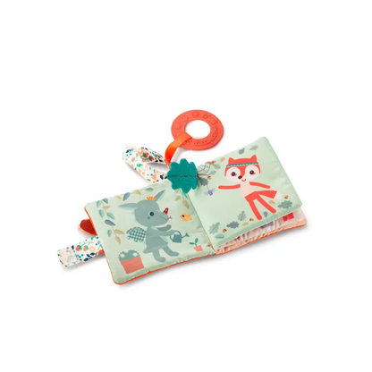 Lilliputiens Spielbuch Reh Stella mit Beißring 6m+