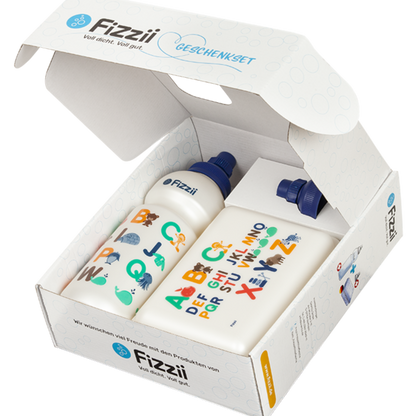 Fizzii Geschenkset Pausenbox & Trinkflasche
