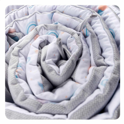 xkko Baby Nestchen Bettumrandung 180x30 cm