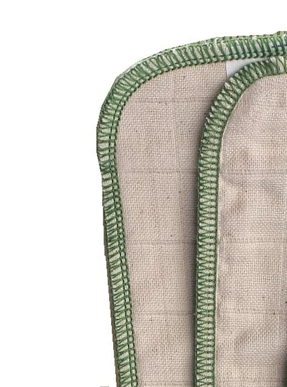 XKKO Twill Booster Natur Baumwolle Zusatz Einlage 2er